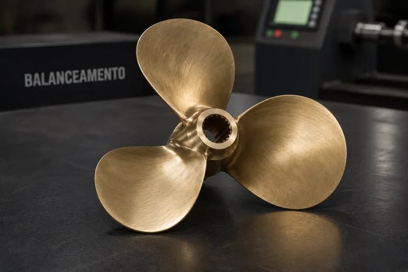 Hélice de bronze